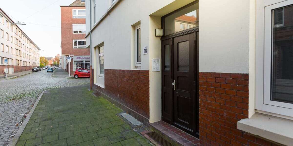 Etagenwohnung Bremerhaven Lehe - 2 Zimmer, 48 m&sup2;, 320&euro; | Angebot:27200757
